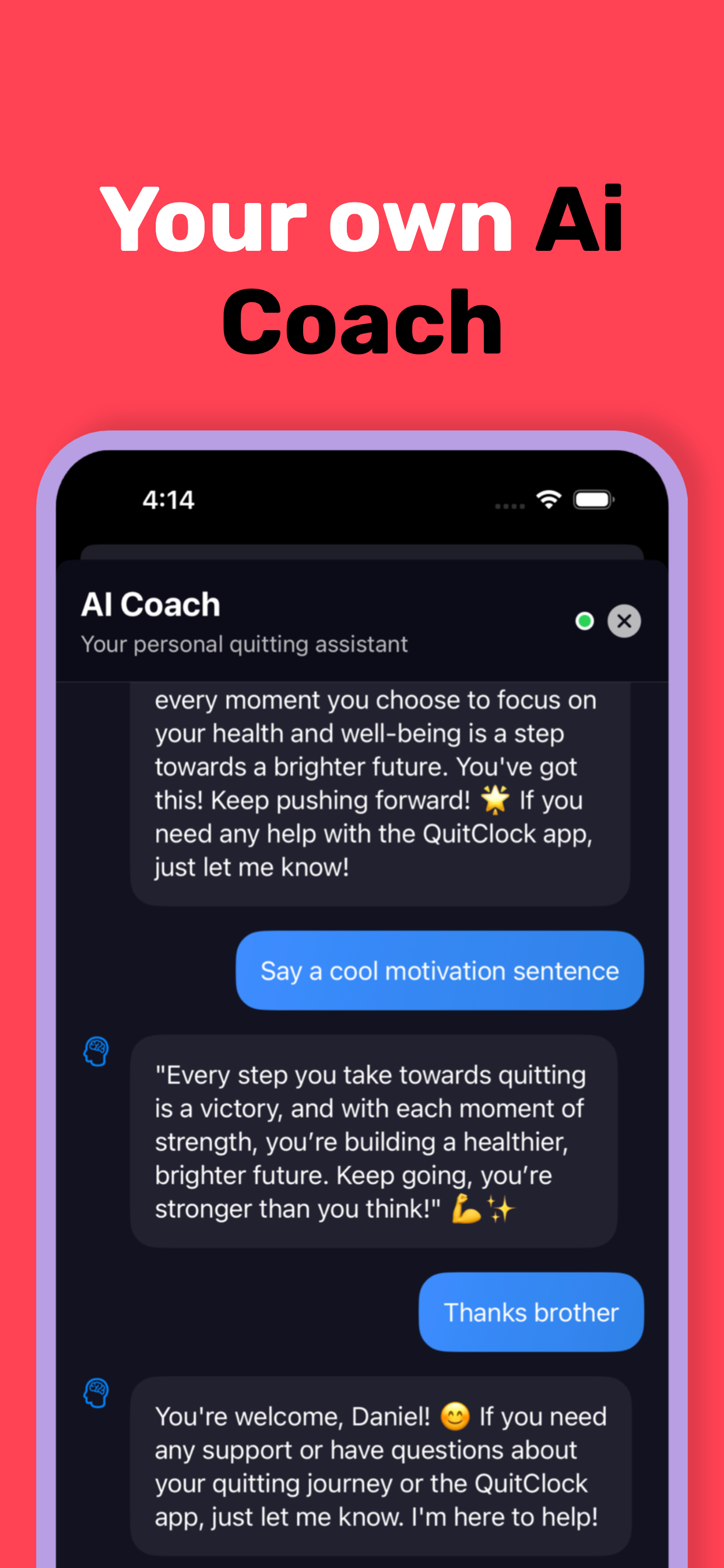 Quit Clock App Screenshot 5